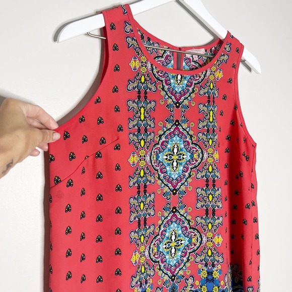 Saint Tropez West Floral Print Tank Top Blouse (Size M) - Picture 2 of 7